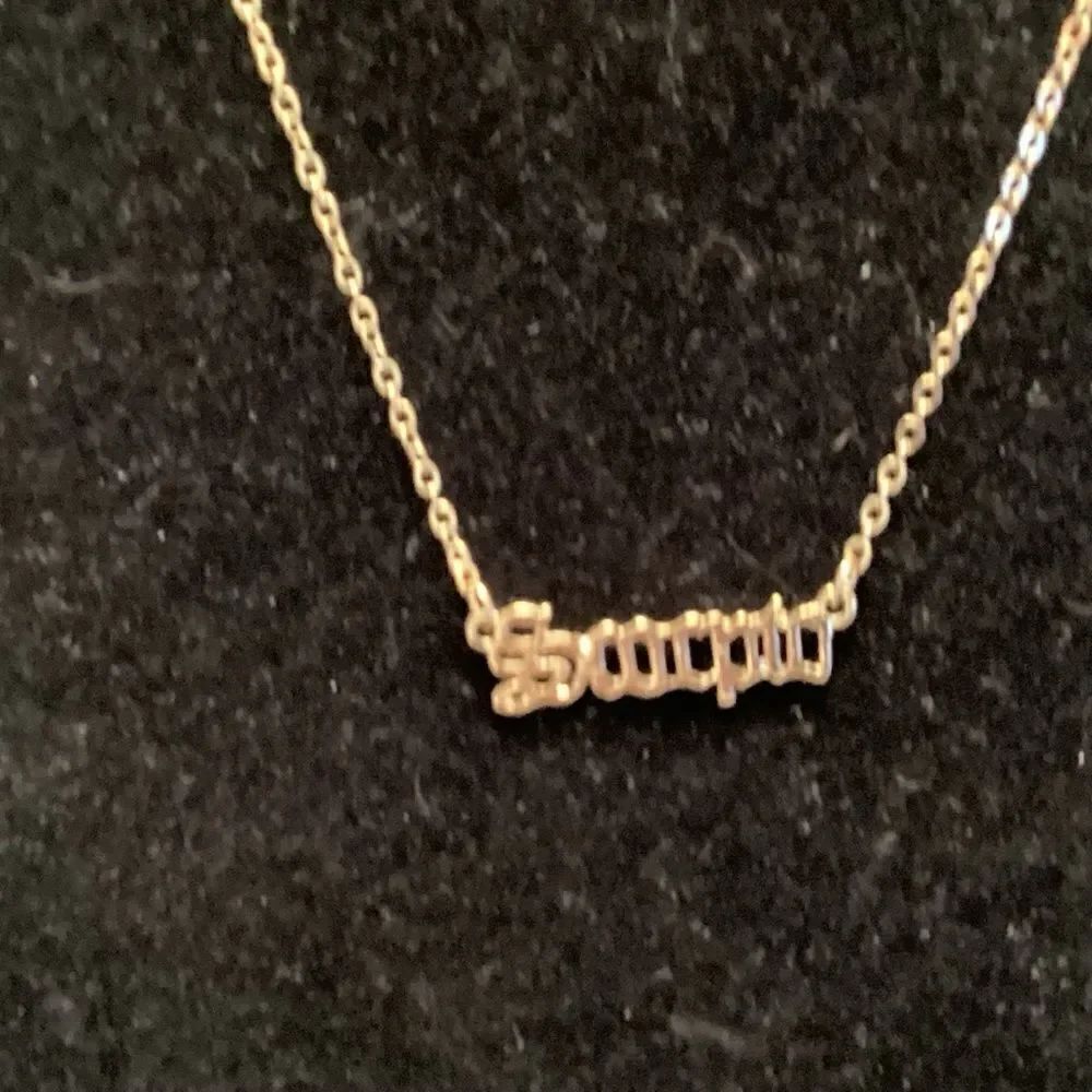 Goldtone Scorpion Fine Link Necklace
